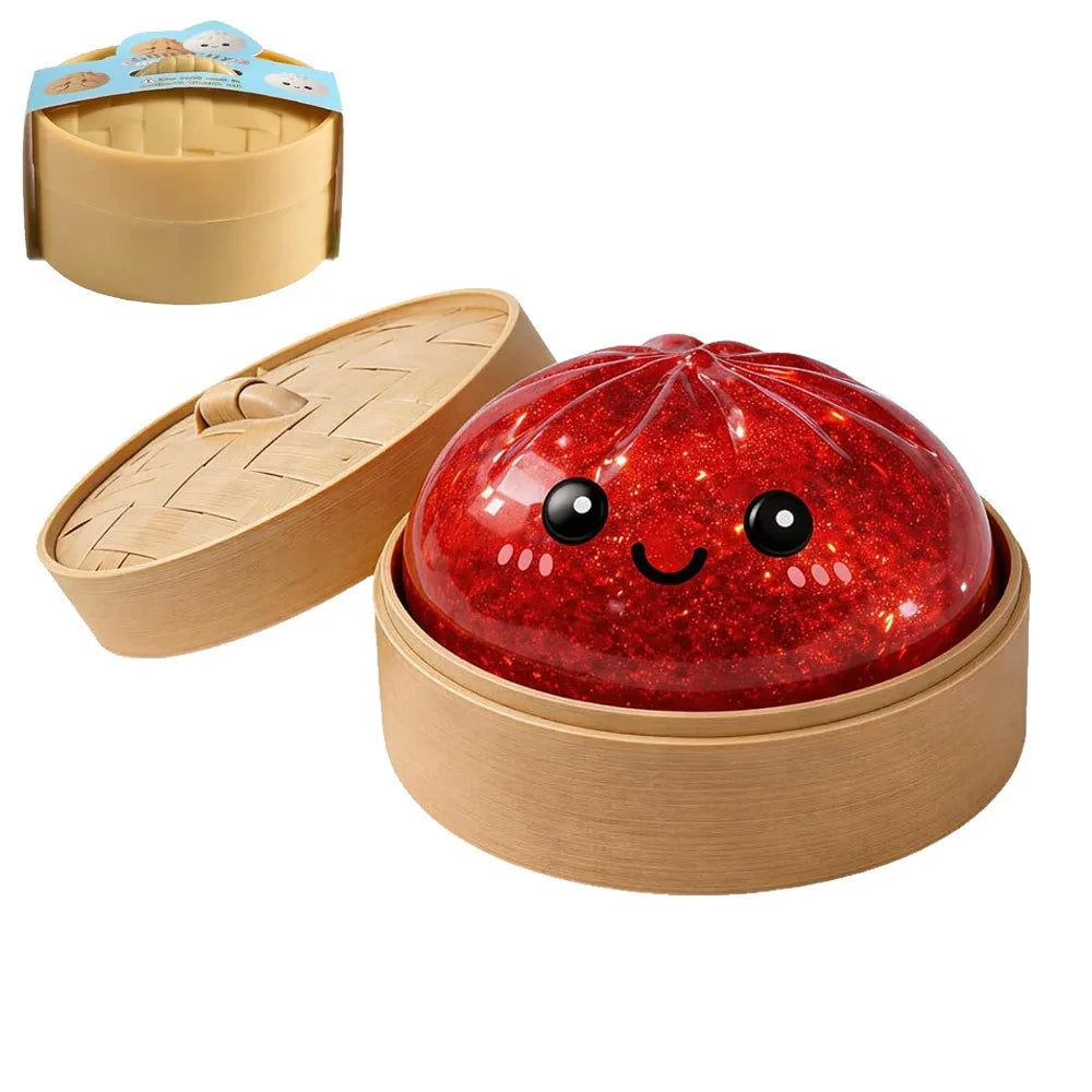 Squishy Glitter Dumpling Fidget Toy