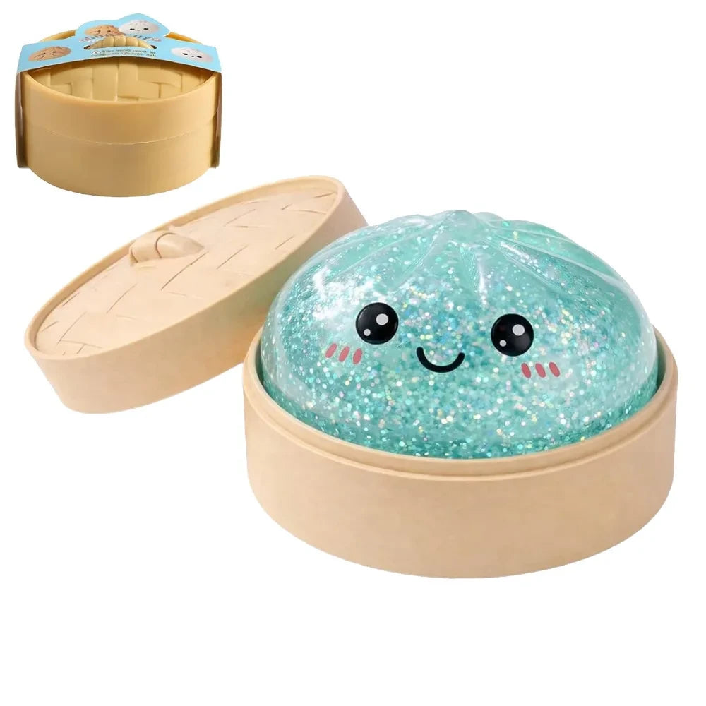 Squishy Glitter Dumpling Fidget Toy