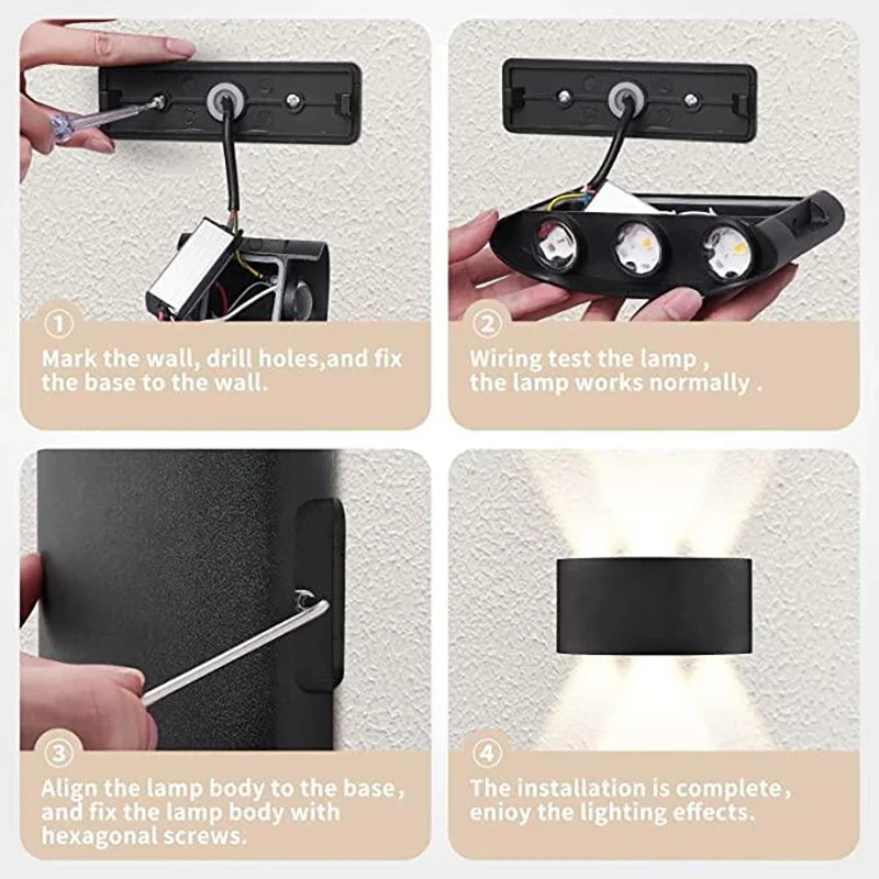 Modern Up Down Wall Sconce