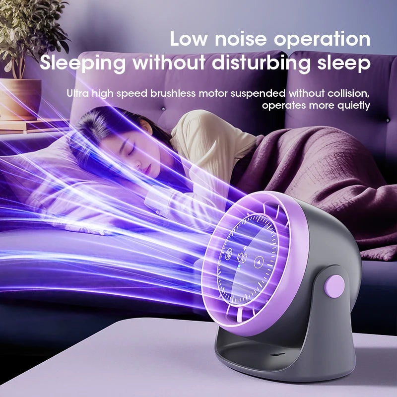 Portable Digital Desk Fan